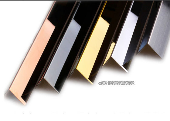 واقيات زوايا معدنية من الفولاذ المقاوم للصدأ التجارية L الشكل 12X12mm